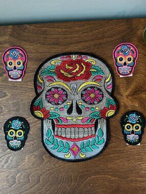 Sugar Skull Patches